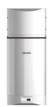 Závesný ohrievač vody fungujúci na princípe tepelného čerpadla.