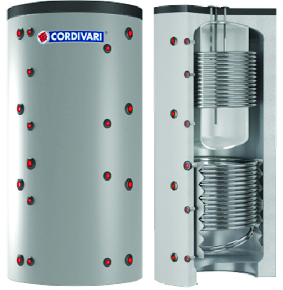 COMBI 3 - Akumulačná nádoba s bojlerom a 2 výmenníkmi