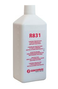 R831 Ochranná antikorózna kvapalina pre existujúce vykurovacie systémy 