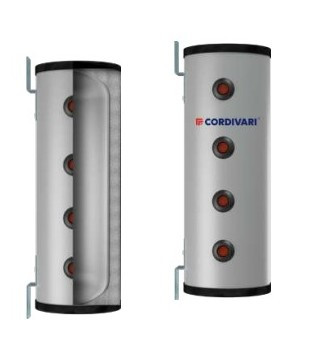 Závesná akumulačná nádoba z ocele pre tepelné čerpadlá